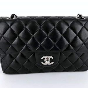 Chanel small classic flap lambskin with SHW